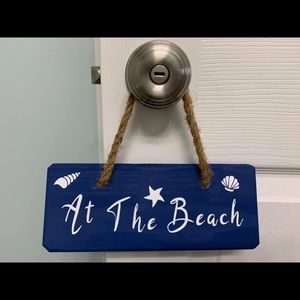 Beach Themed Decor Sign